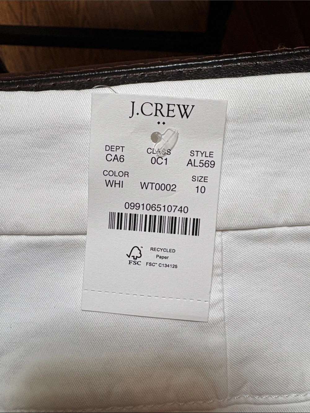 J. Crew White Chino Shorts - 9